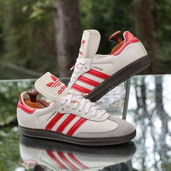adidas gazelle silver green womens Adidas Samba OG White Red main image 1